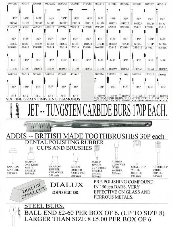 Tungsten Carbide burs